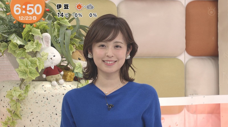 画像 久慈暁子アナのショートヘア姿がかわいい めざましテレビ 女性アナウンサー大図鑑